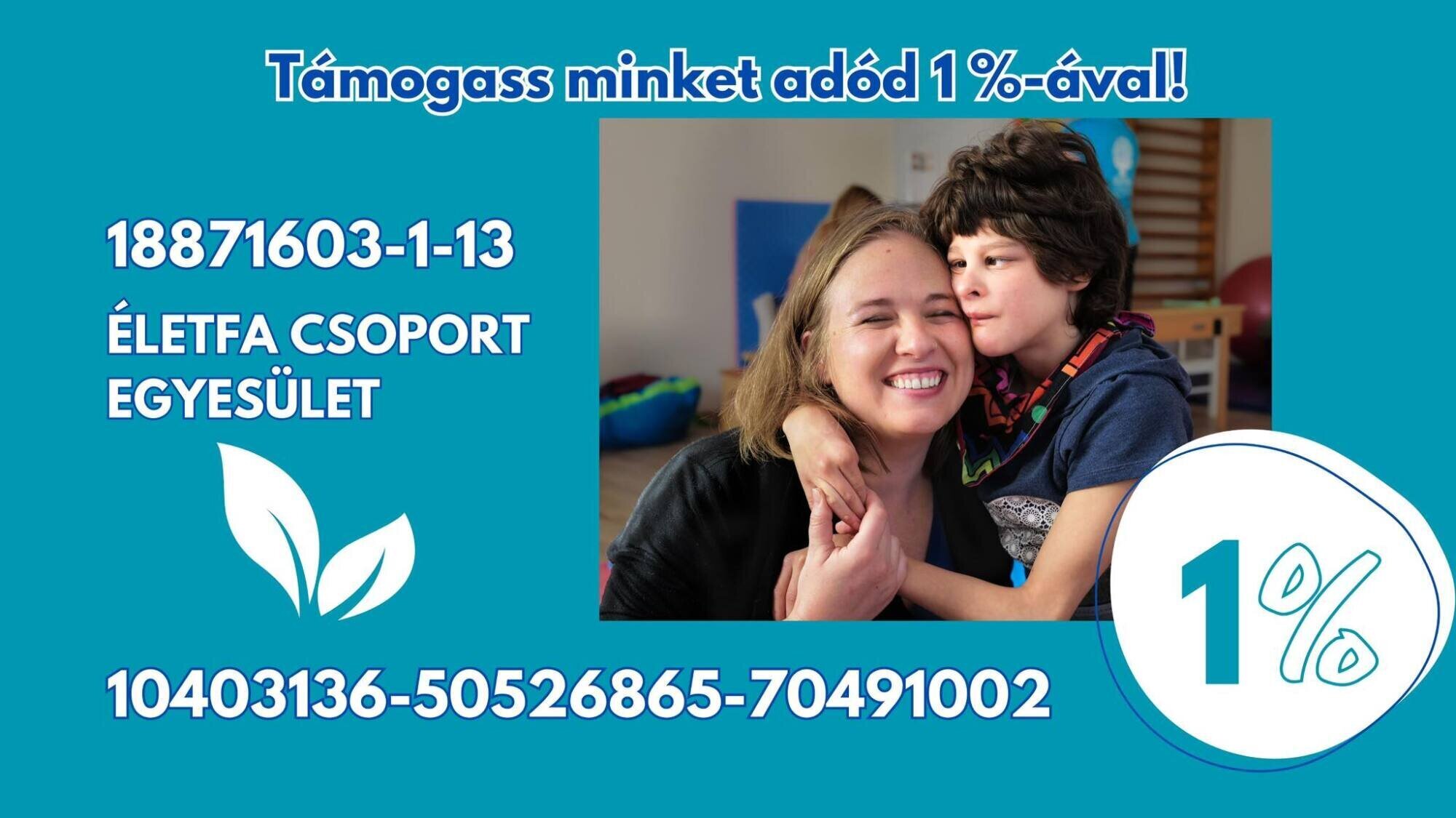 Köszönjük, ha felajánlod adód 1%-át!