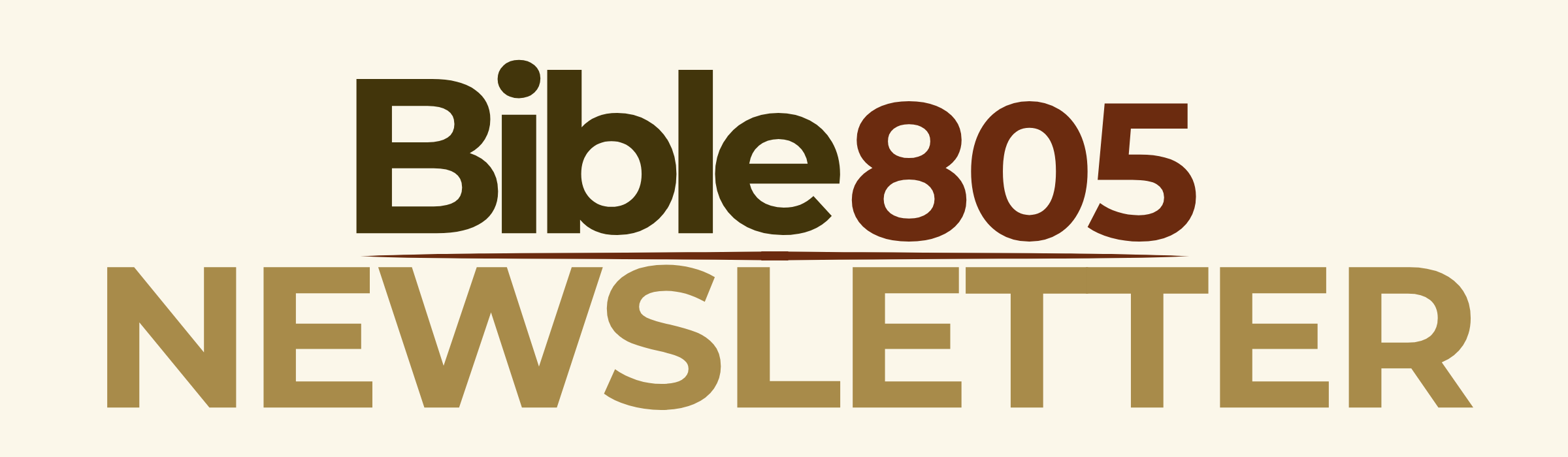 Bible805 newsletter sign up