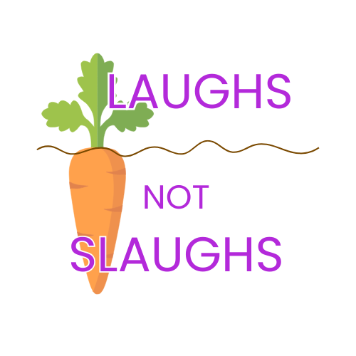 Laughs Not Slaughs logo