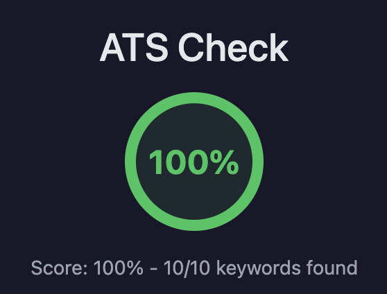 ATS Score Checker
