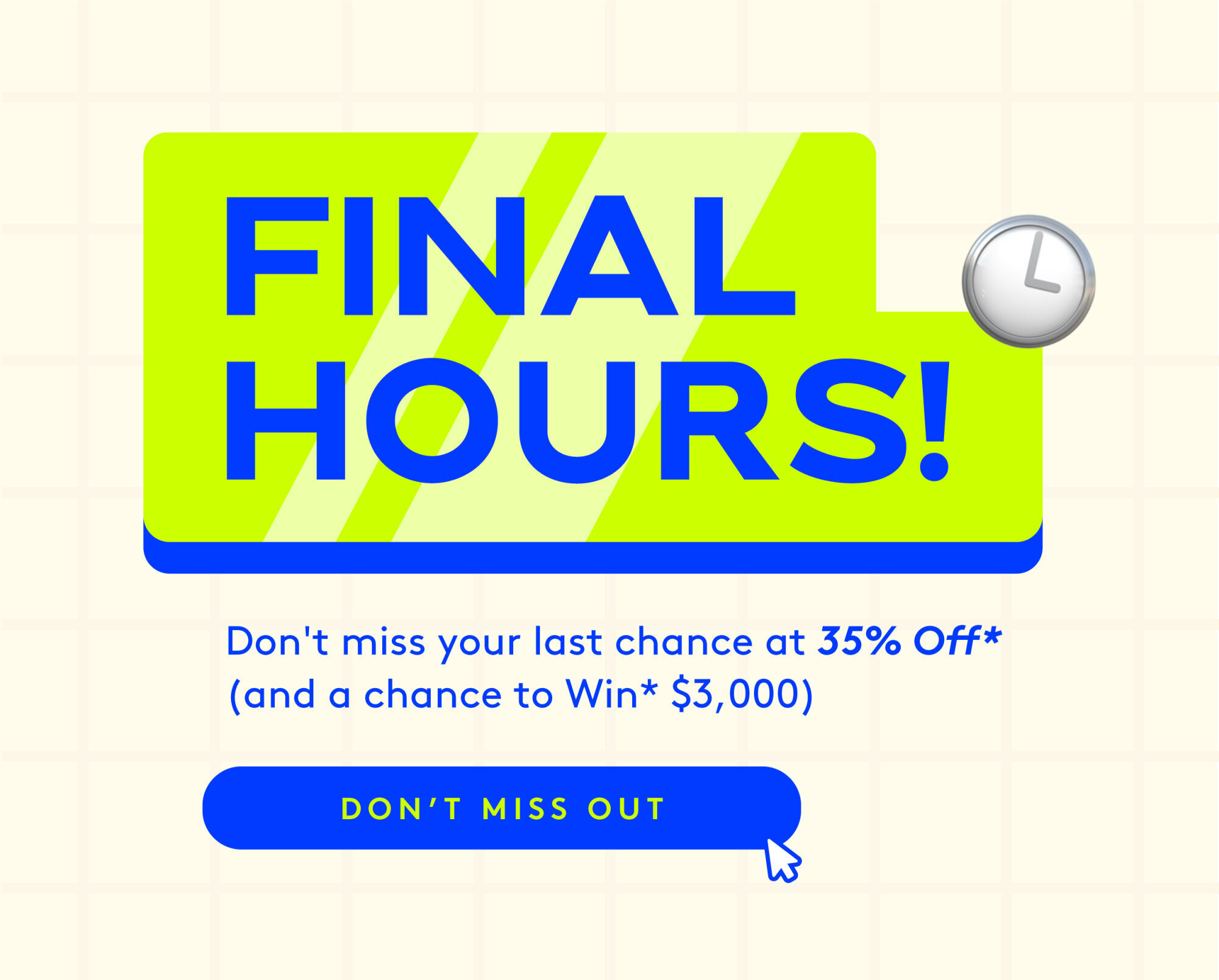 Don't miss out!