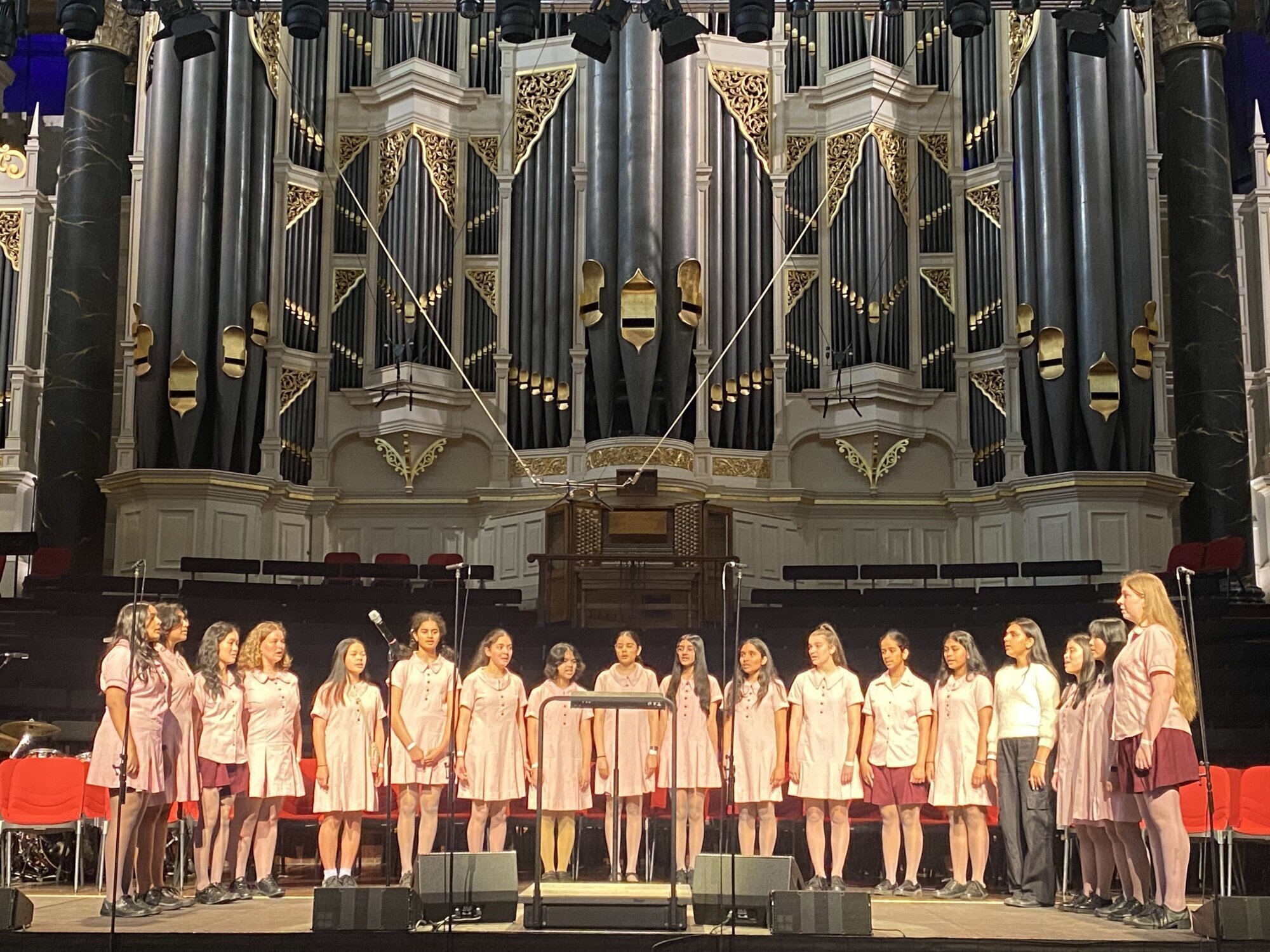 Senior School choir sings at Celebration Sing Out!