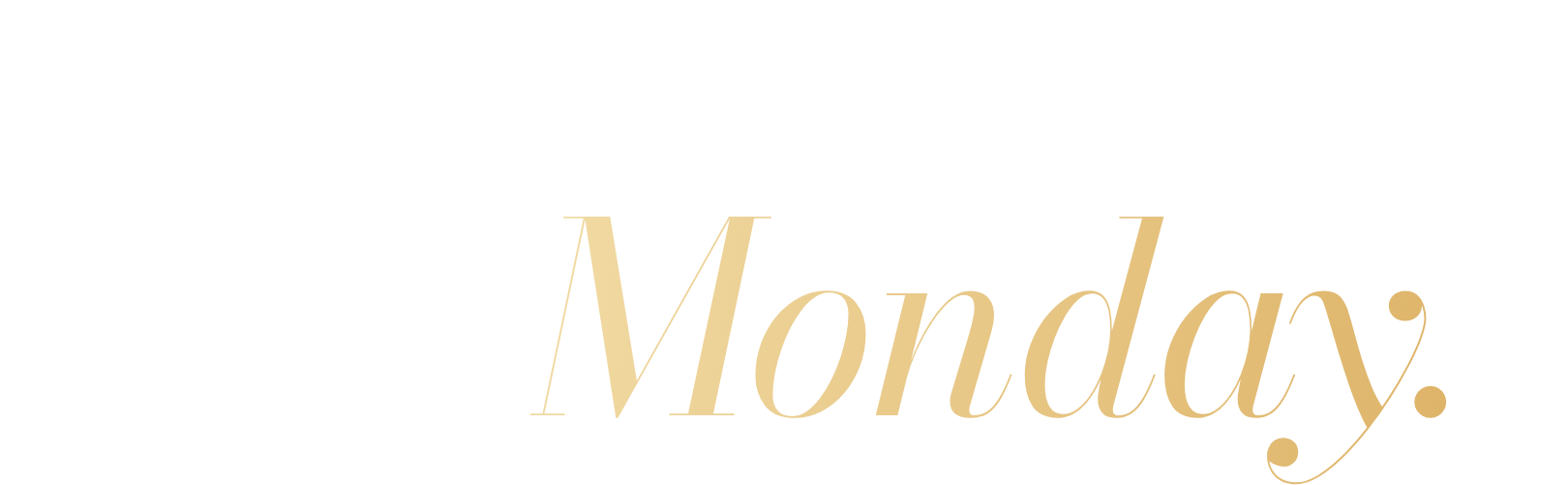 The week in gold, every Monday.