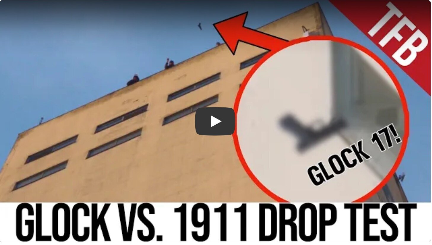 Glock & 1911 Dropped from a 20 Story Tower: Which One Survived?