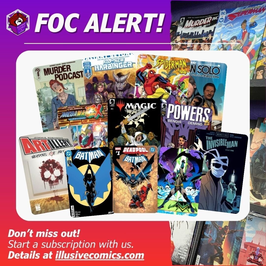 Collage of covers of comics releasing in the fall of 2025.