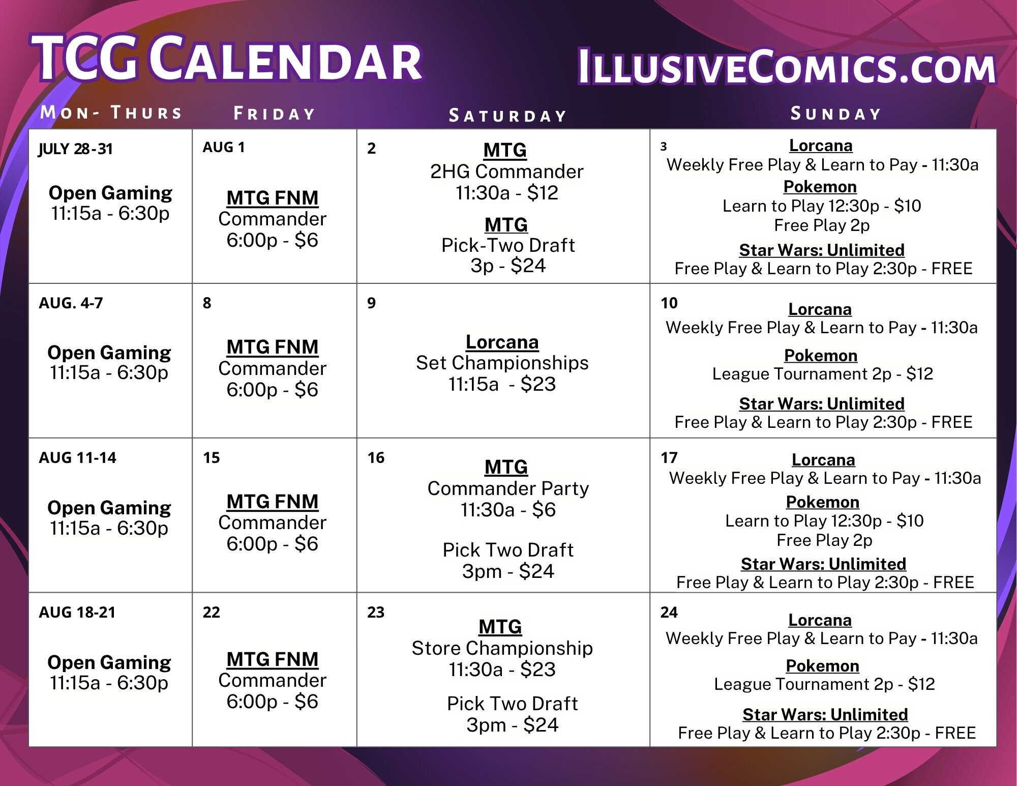 Event Calendar