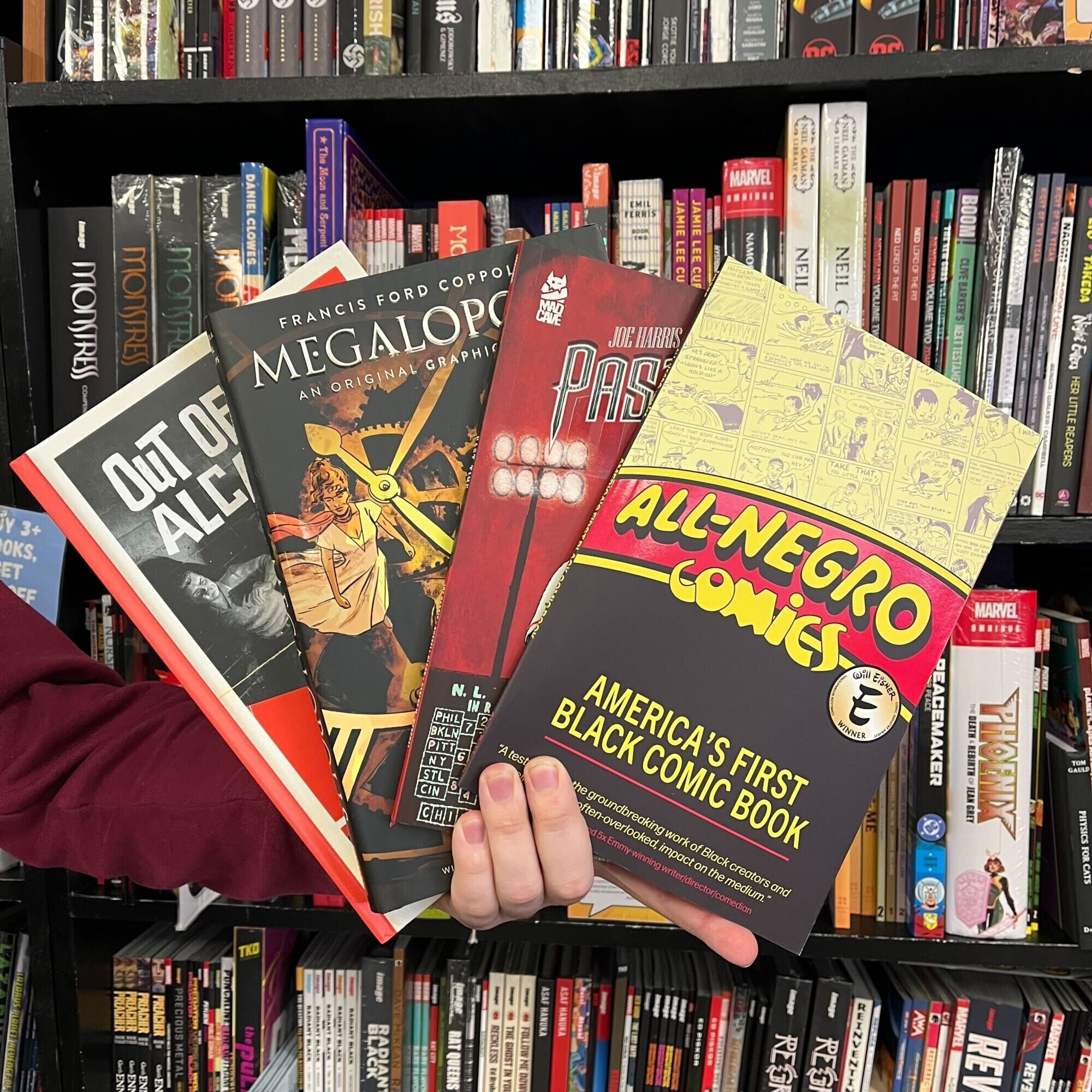 Four new original graphic novels