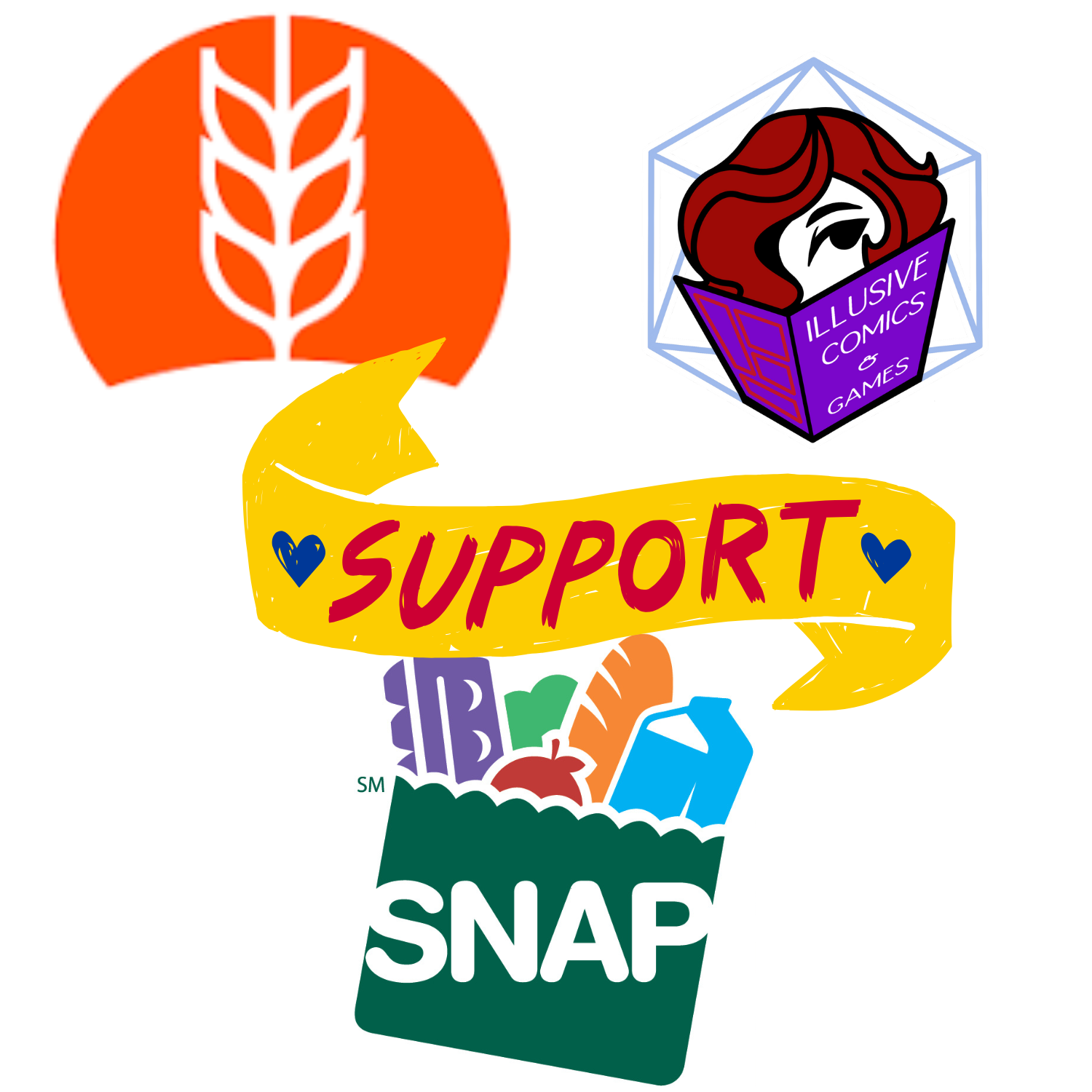 Banner for fundraiser to Second Harvest