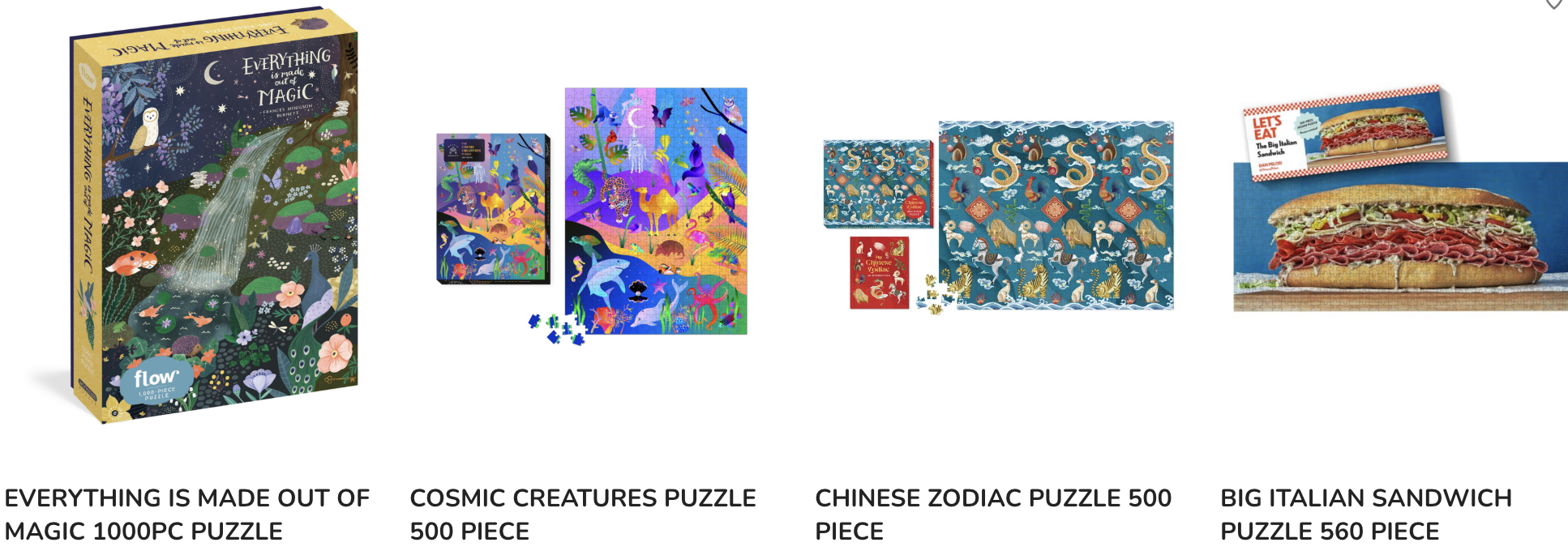 New puzzles