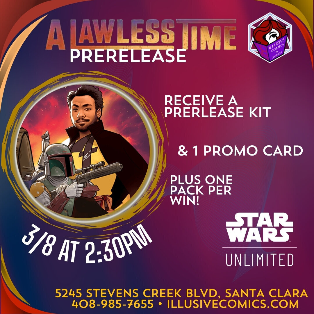 Banner marketing SW:U A Lawless Time Prerelease