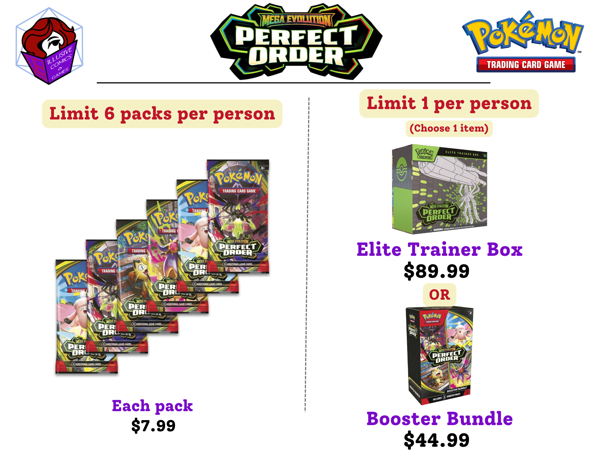 Pokemon Perfect Order products are still in stock