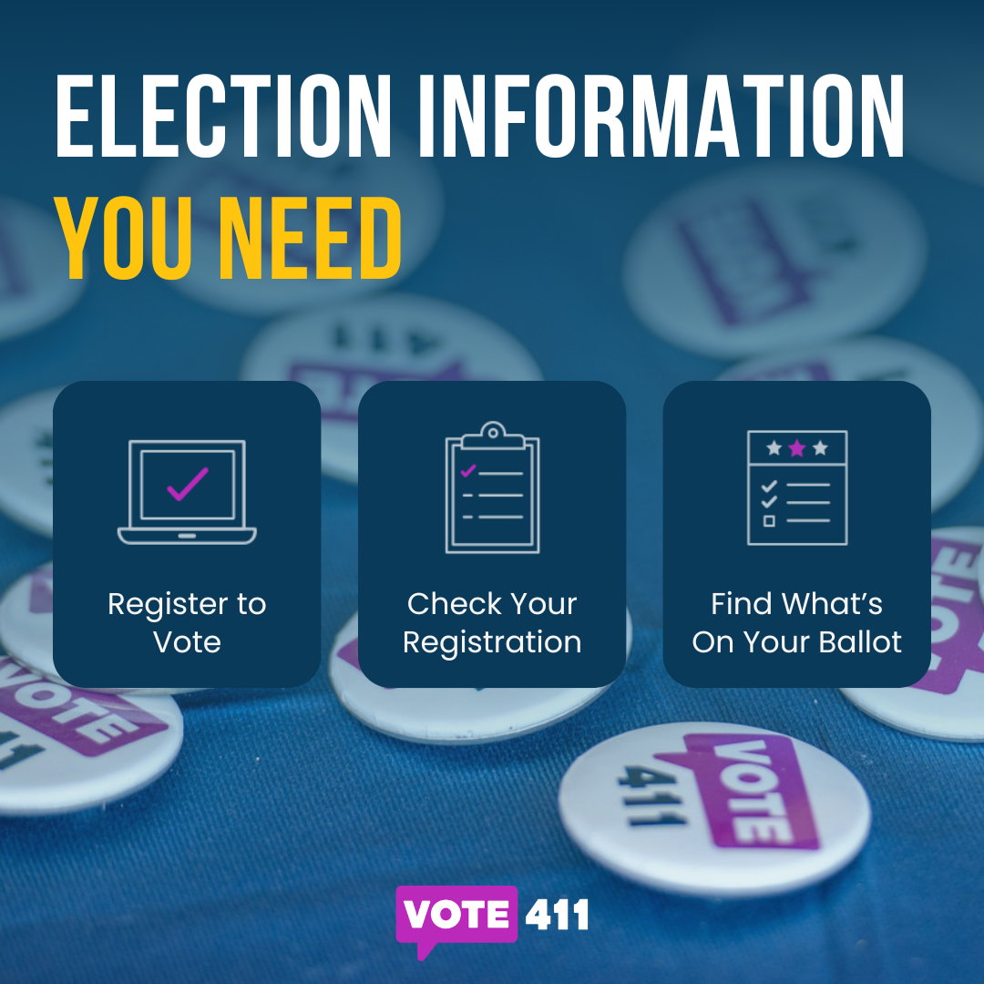 Vote 411 election information