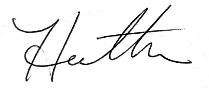 Signature of Heather McAfee