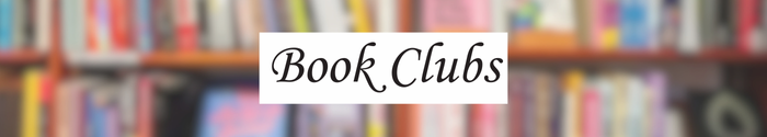 Banner reading BOOK CLUBS