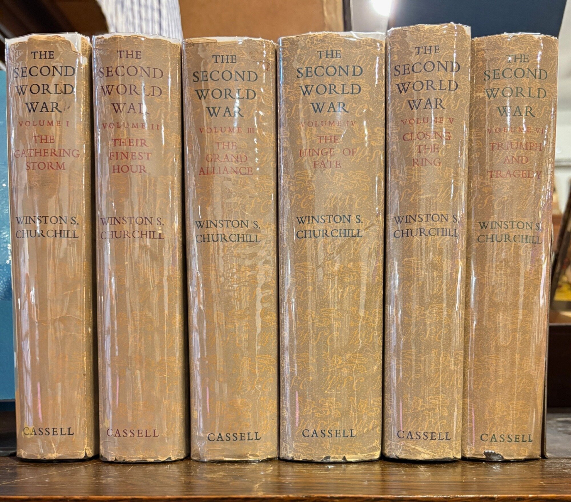 Six-volume set, Second World War by Winston Churchill