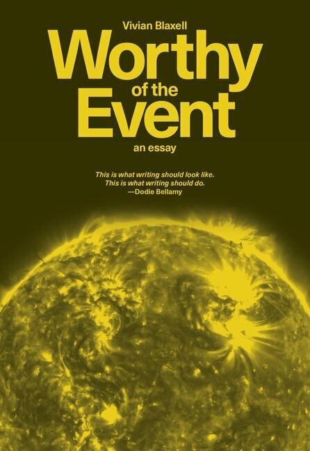 Book Cover: WORTHY OF THE EVENT by Vivian Blaxell