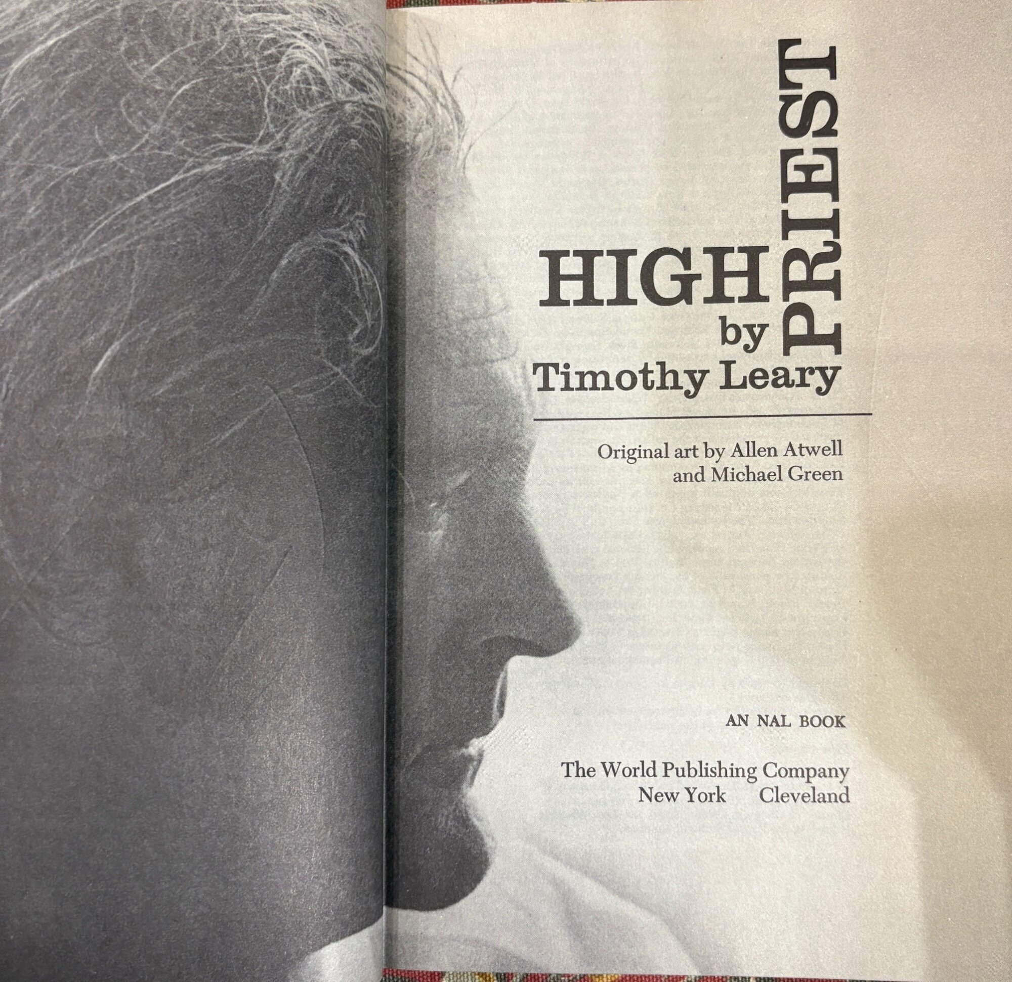 Title Page: High Priest by Timothy Leary