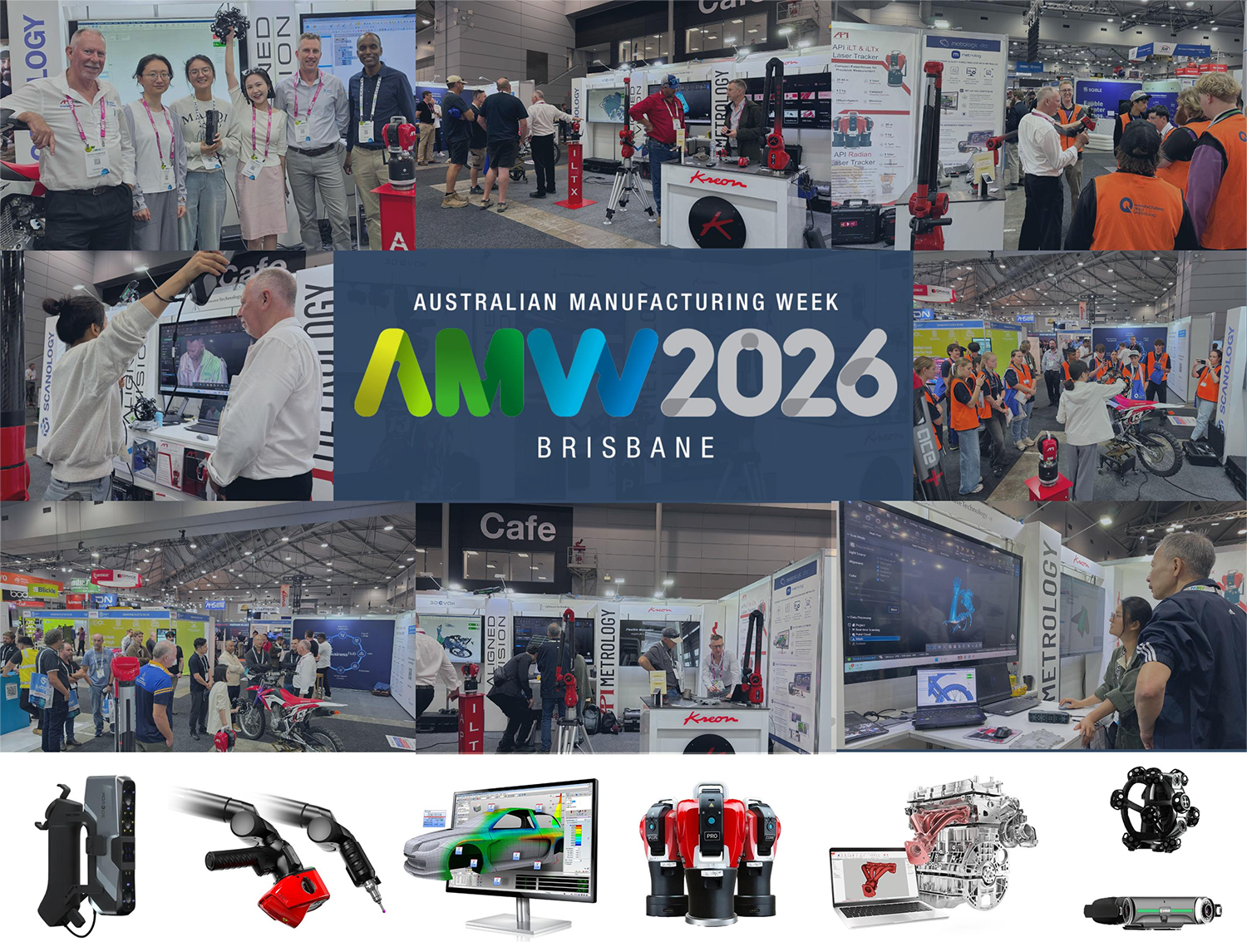 Lightwave Technology booth at AMW 2026 in Brisbane