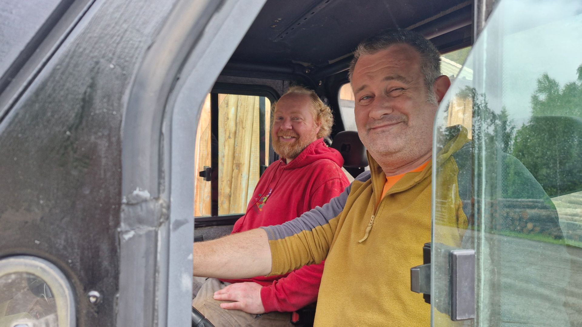 Rory Brown, Accommodation Manager, (Left) and Andy Witney, Builder and Facilities Manager/Finance Manager, (right).