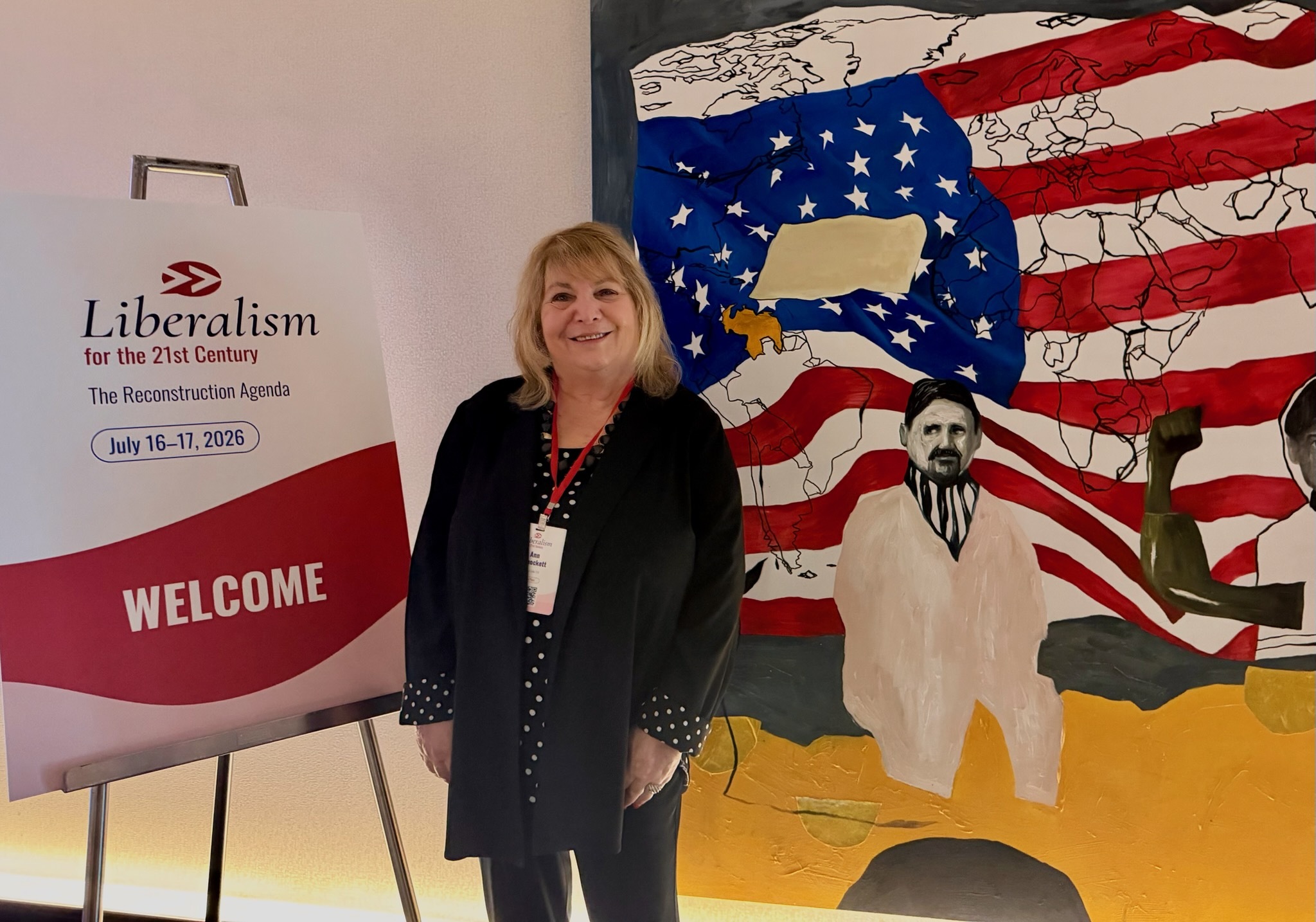 Ann attending Liberalism for the 21st Century (LibCon 2026)
