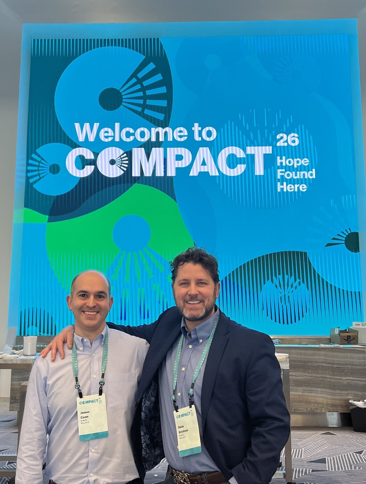 Co-Founders James Coan & Dane Erickson at Compact26