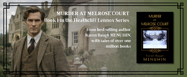 Book cover for Murder at Melrose Court by Katherine Baugh Menuhin
