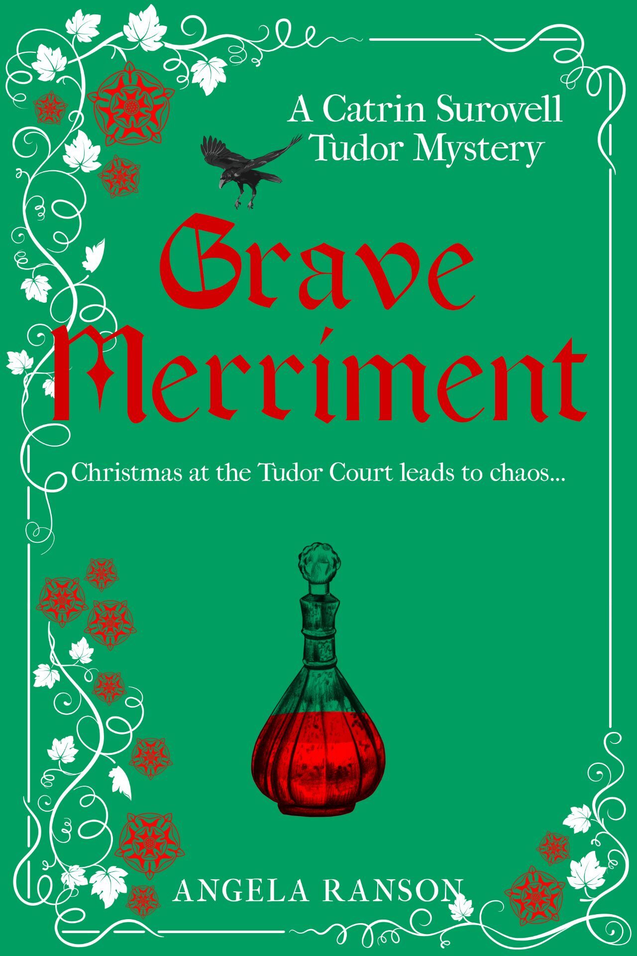 Book cover for 'Grave Merriment' by Angela Ranson