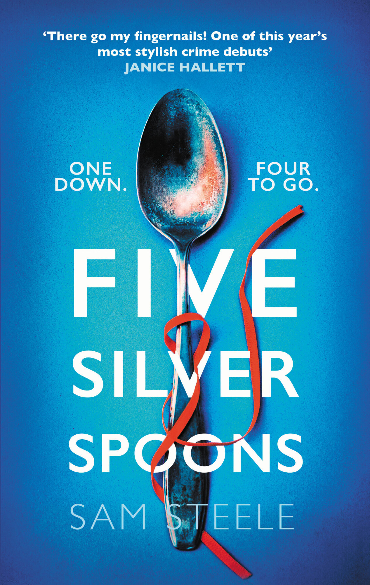 Book cover for 'Five Silver Spoons' by Sarah Steele