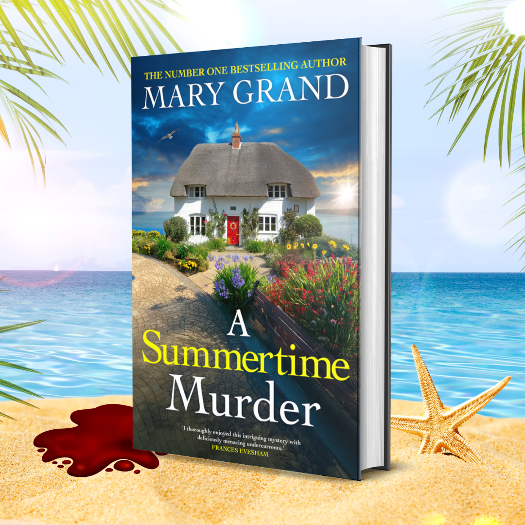 Book cover for 'A Summertime Murder' by Mary Grand
