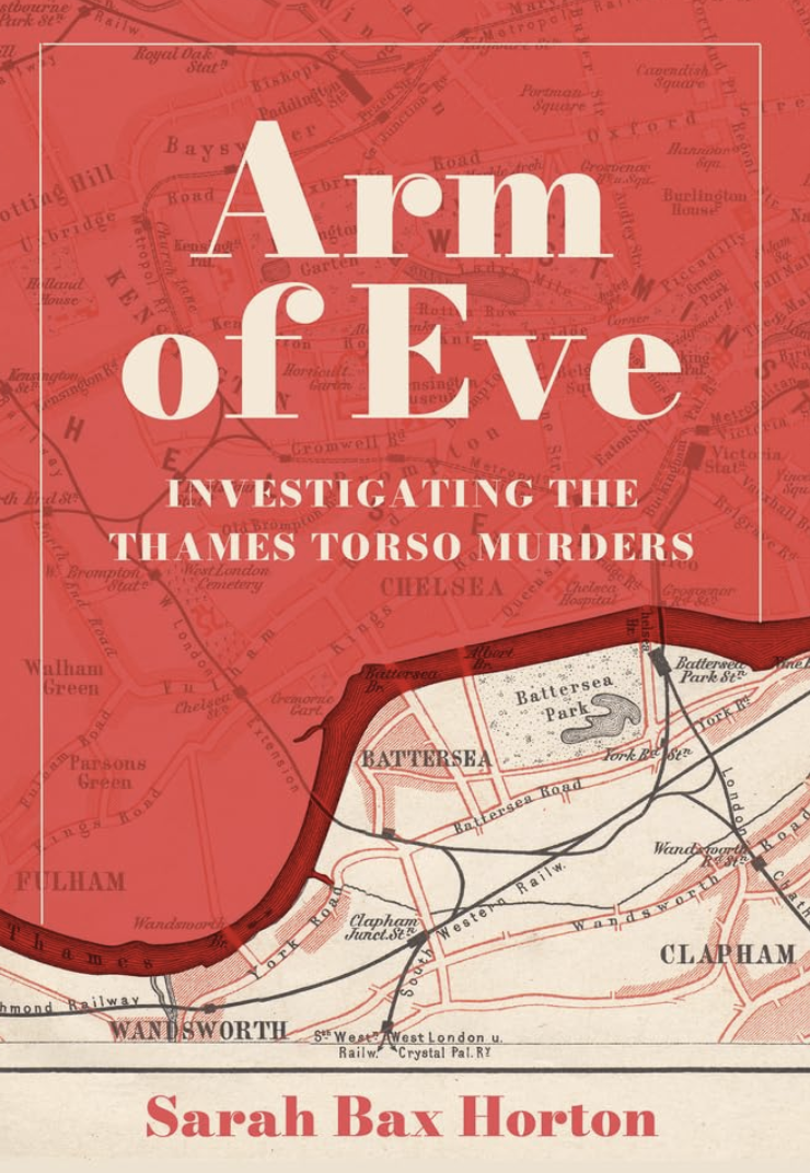 Book cover for 'Arm of Eve' by Sarah Bax-Horton