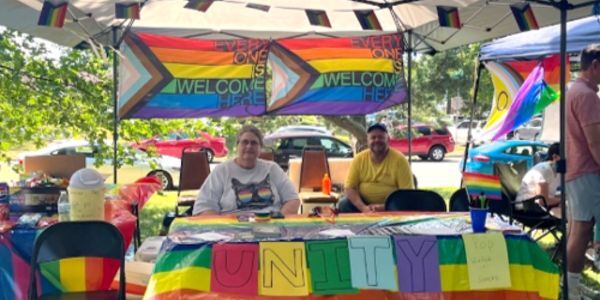 Unity's Booth at Pride Fest