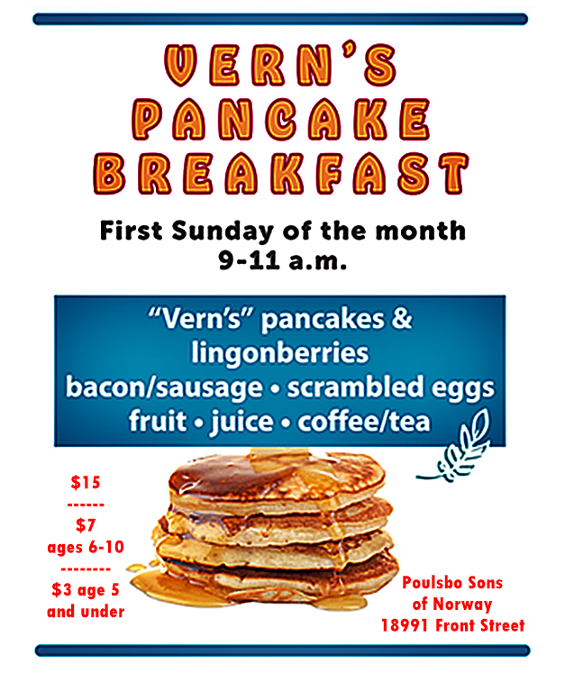 Vern's Pancake Breakfast Poster: 1st Sundays