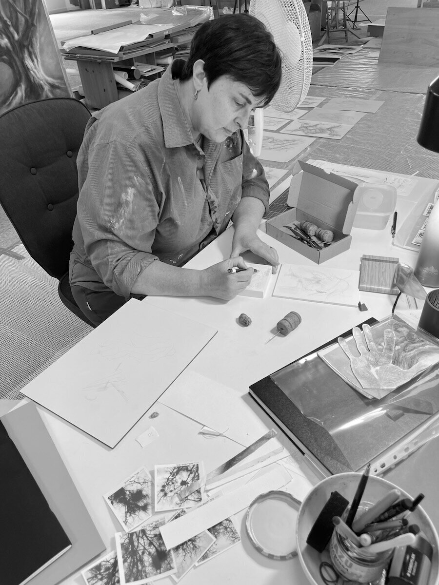 Making a tiny drawing in the Big Studio