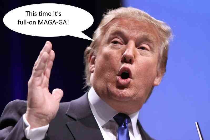 Donald Trump speaking in 2011, photo by Gage Skidmore