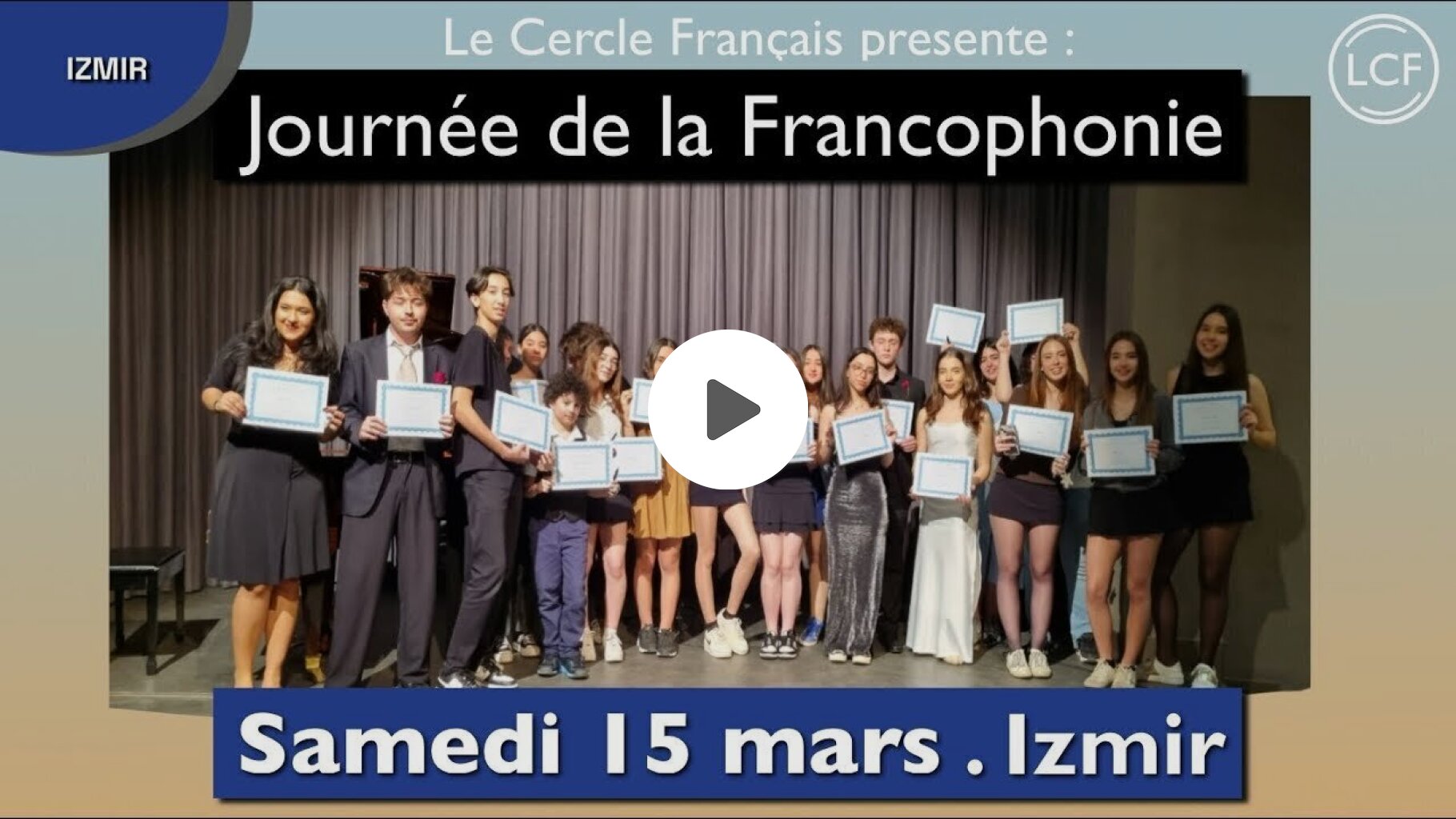 Journée de la Francophonie à Izmir le 15 mars 2025 - Le Cercle Français