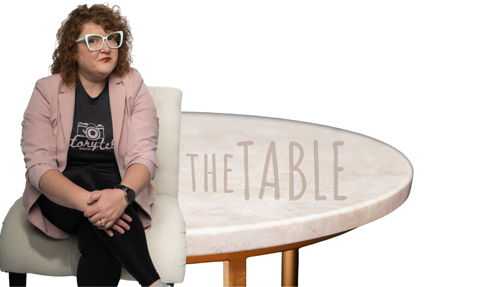 Alison Hillman with theTABLE logo