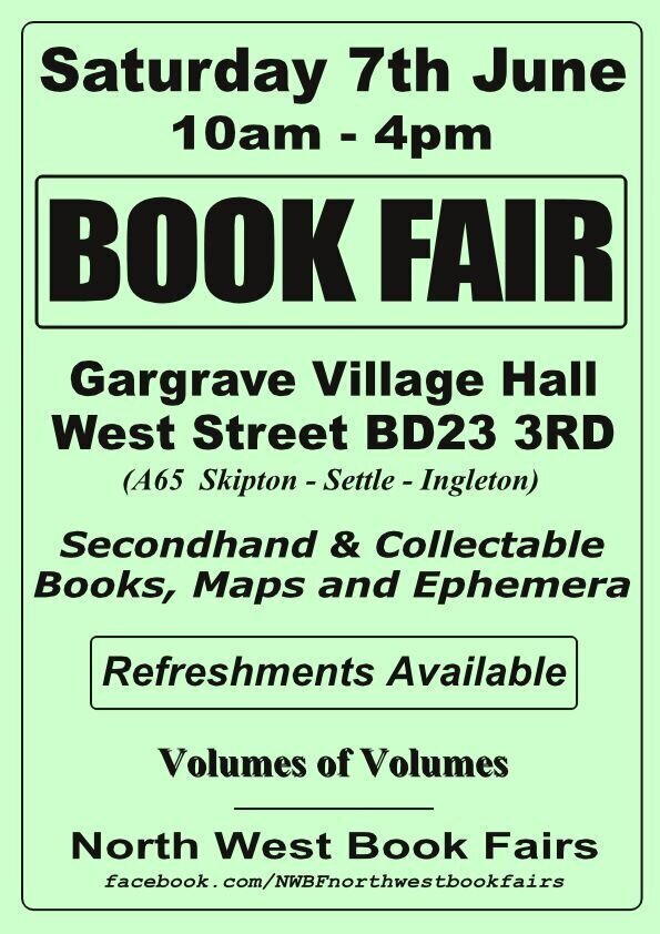 Gargrave Book Fair Poster | Saturday, 7th June 2025