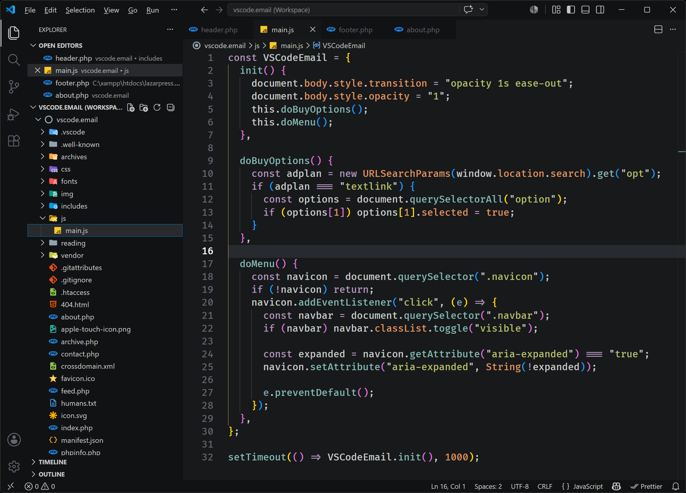 Tomorrow Night Rusty Theme for VS Code