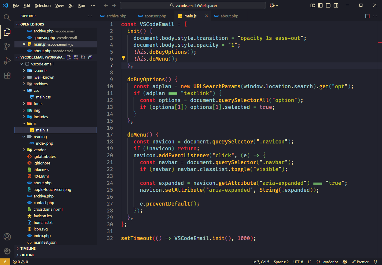 Popping and Locking Theme for VS Code