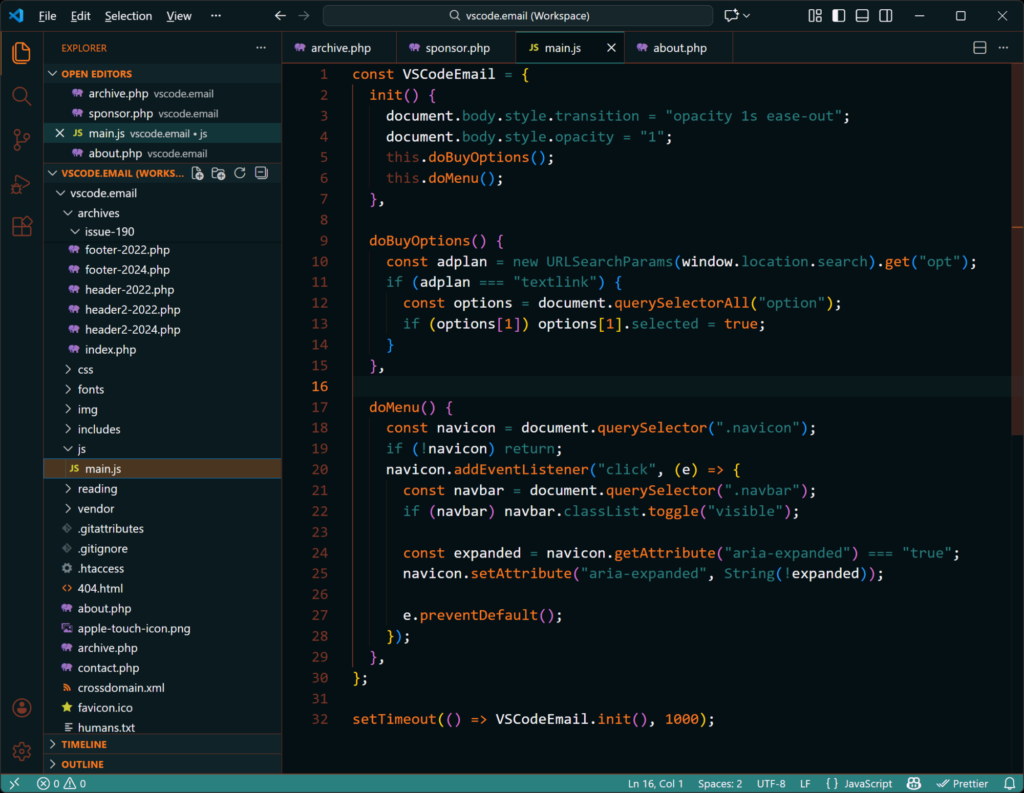 Orange Flavor Theme for VS Code