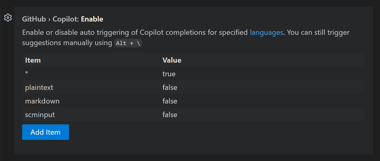 Inline Suggest File Settings in VS Code