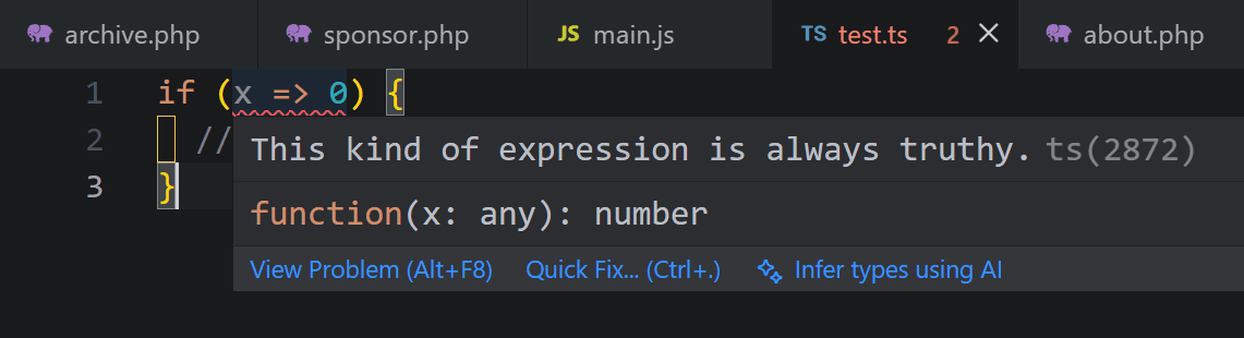 Inline Suggest Settings in VS Code