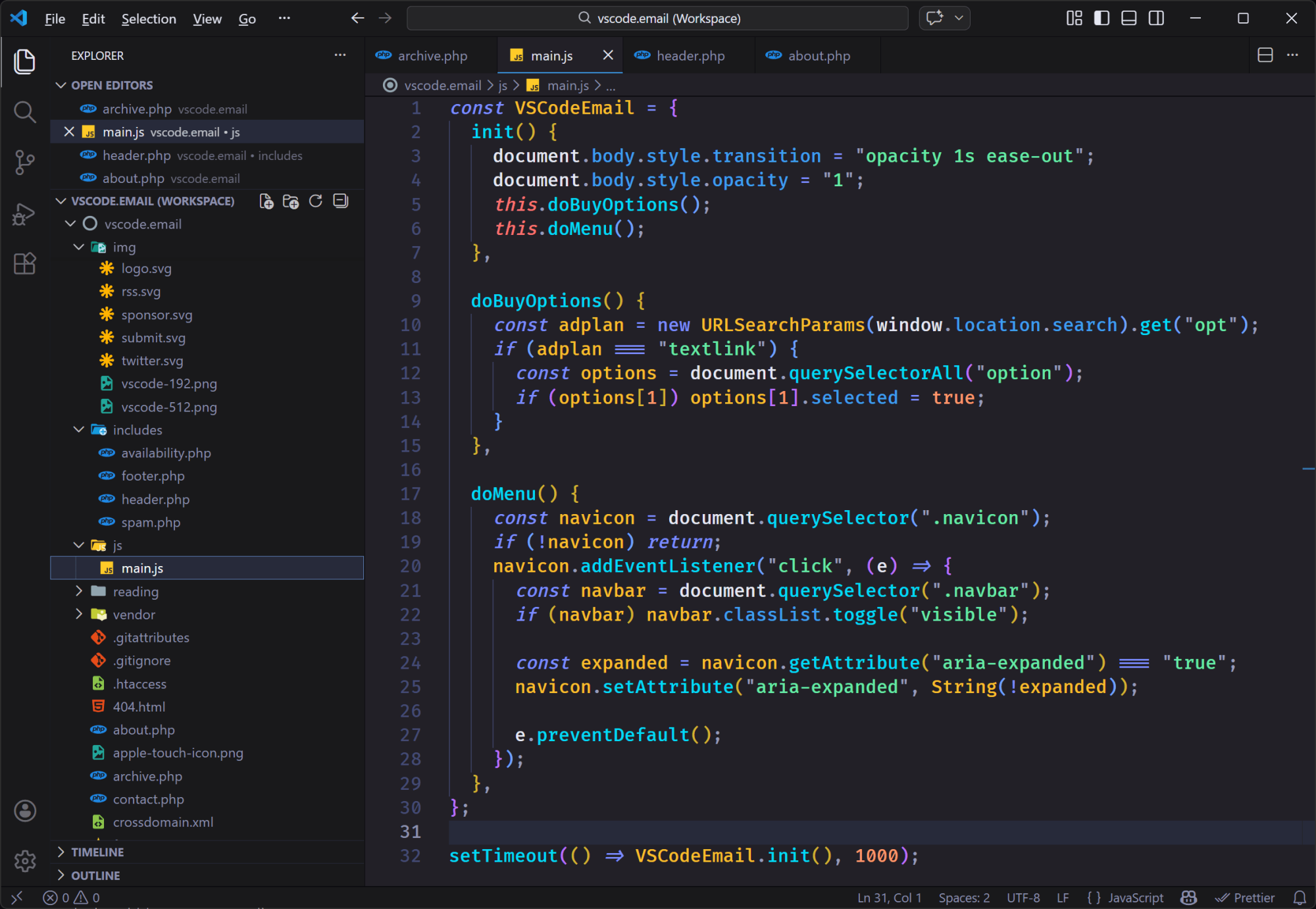 Twilight Cosmos Theme for VS Code