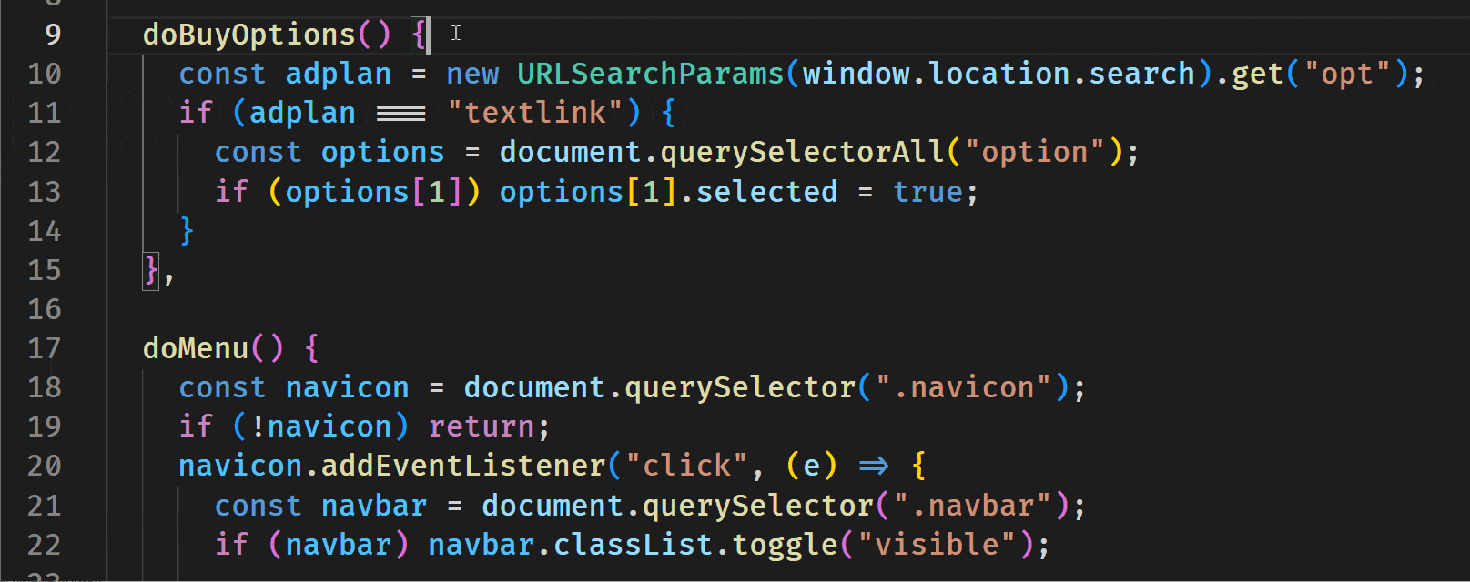 Double-click to select inside curly braces in VS Code