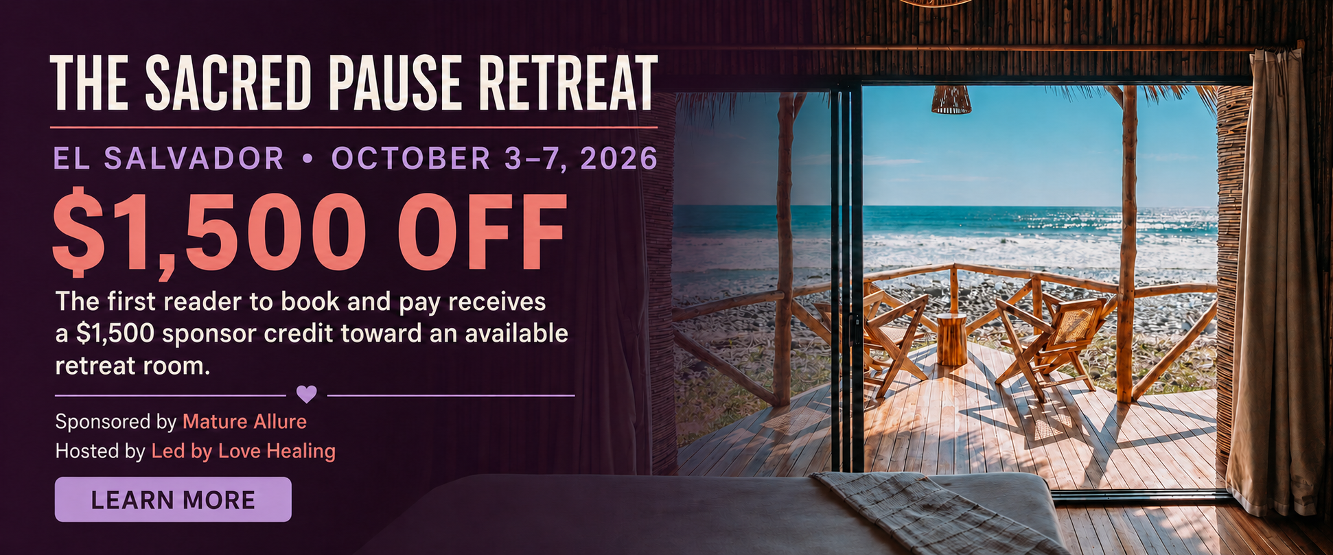 Led by Love Healing is hosting a retreat in El Salvador